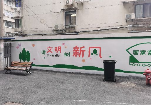 义马社区墙绘
